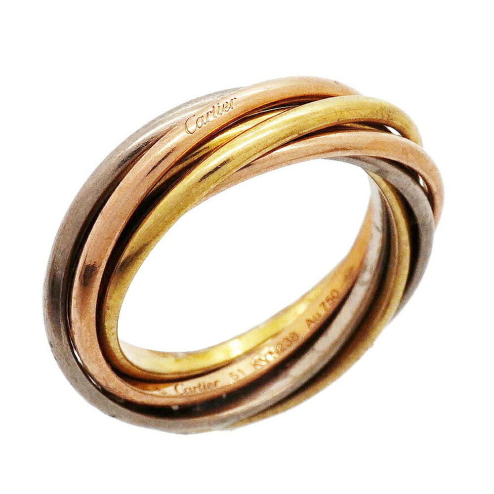CARTIER 18k Gold Trinity Ring #51
